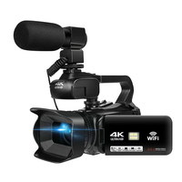 كاميرا فيديو عتيقة محمولة واي فاي ليوتيوب ، فيديو بث مباشر ، كاميرا فيديو 18X ، 64 ميجابكسل ، مسجل AF ، شاشة رقمية 4 تدوير ، - Image 2